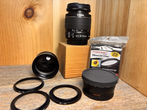 Camera kit canon 18 55mm - camera, 18-55mm