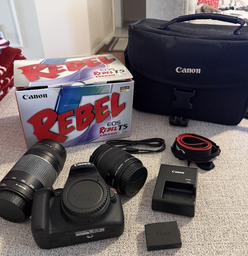 Canon eos rebel dslr camera - t5,