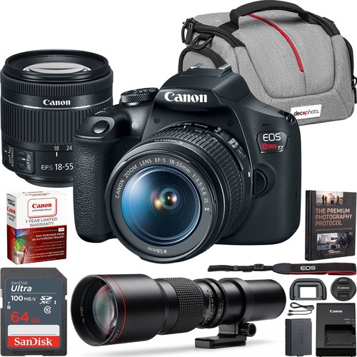 Canon eos rebel dslr camera - canon, t7